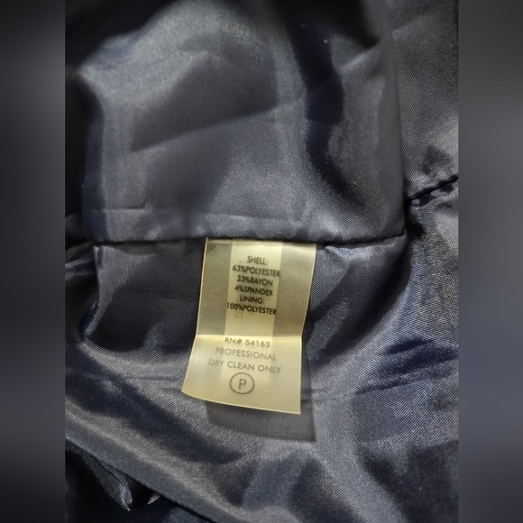 Tommy Hilfiger gray white dress striped sleeveless V neck fully lined size 8 - Picture 11 of 11